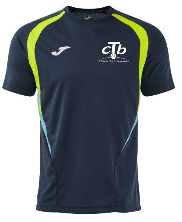 Camiseta hombre azul y amarillo