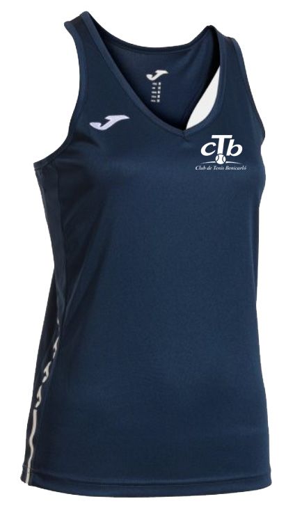 Camiseta sin mangas mujer azul